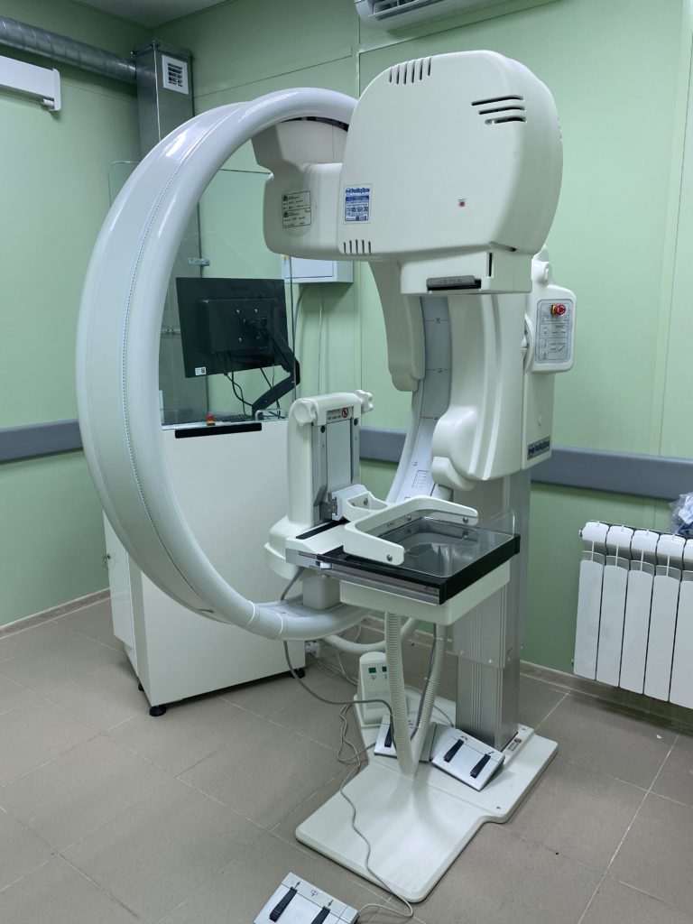 В рамках национального проекта «Здравоохранение» был приобретен и установлен современный цифровой аппарат для проведения маммографических исследований.